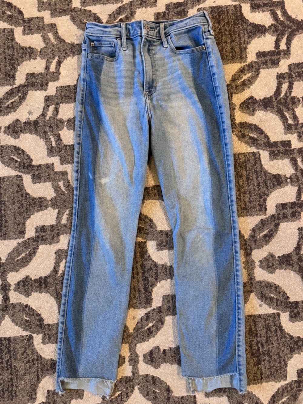 Hollister Light Blue Straight Leg Jeans